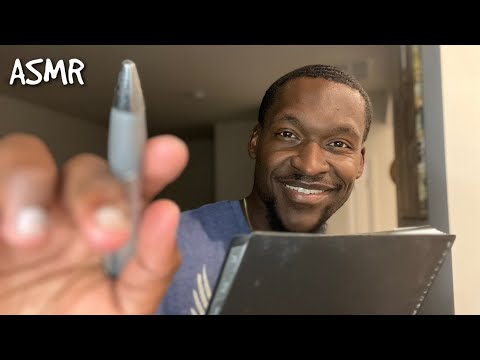 ASMR Drawing, Sketching, Coloring You (Tingles ) + mouth sounds