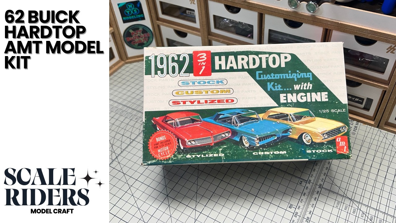 Unboxing a Vintage AMT 1962 Buick Electra Hardtop Model Kit