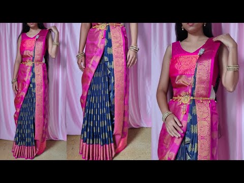 Unique Style Saree Draping / बिल्कुल Different तरीक़े