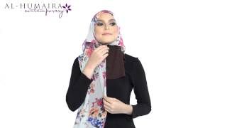 LANAA shawl styling tutorial by Al-Humaira Contemporary