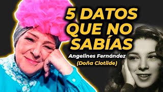 5 Datos Sorprendentes de la Vida de Angelines Fernández (Doña Clotilde) 🙏❤️