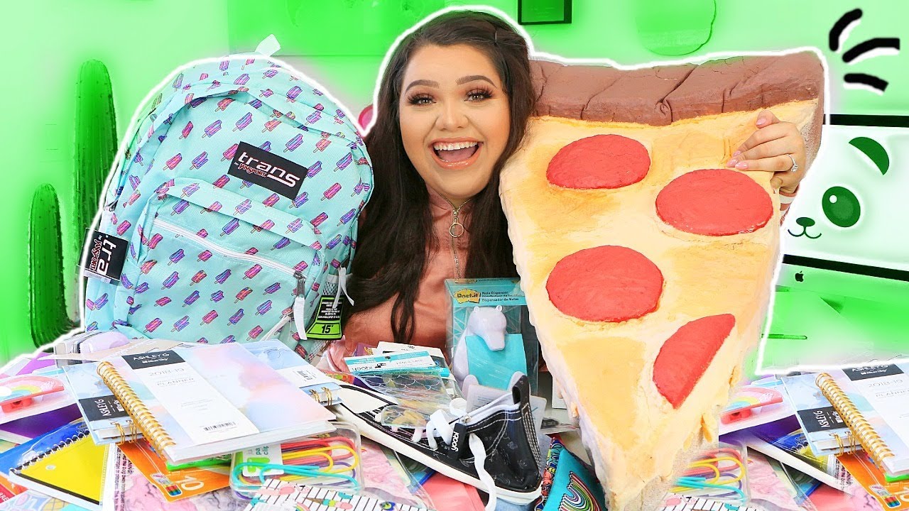 Back To School Supplies Haul 2018.. GIANT SQUISHY + Must Have School Supplies!