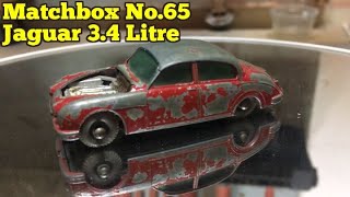 Matchbox No.65 Jaguar 3.4 Litre - Build off - Restoration