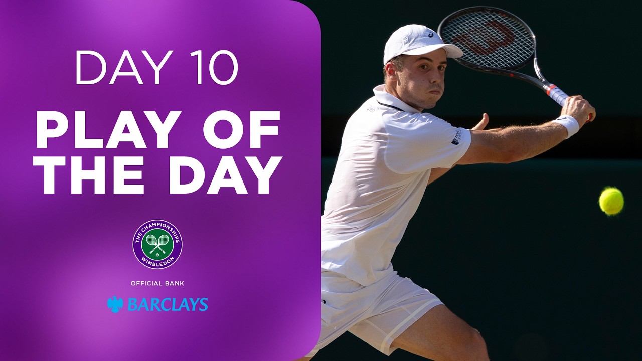 Arthur Fery's BRILLIANT improvisation 😍 | Barclays Play of the Day | Day Ten | Wimbledon 2026