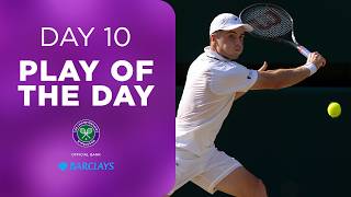 Arthur Fery's BRILLIANT improvisation 😍 | Barclays Play of the Day | Day Ten | Wimbledon 2026