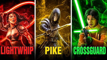 EVERY SINGLE Lightsaber Type/Variant Explained!