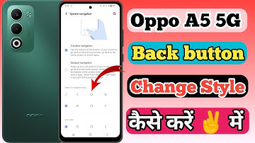 Oppo A5 5g Back Button Change Kaise Kare // How To Change Back Button In Oppo A5 5g