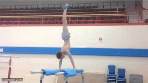 Tobie Summer Gymnastics Training montage 2015