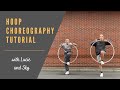 Step-by-step hoop choreography tutorial with Lucie and Sky