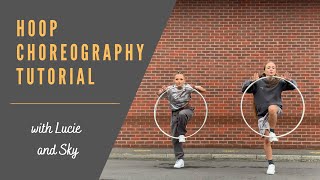 Step-by-step hoop choreography tutorial with Lucie and Sky