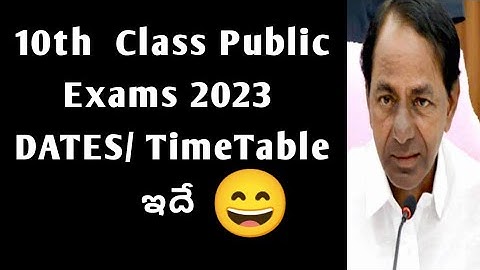 10th Class Public Exam 2023 Telangana|Telangana 10th class public exam 2023|telangan 10th Board exam