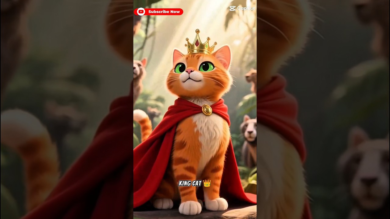 The Orange Cat King 👑🐱 | Jungle Animal Story