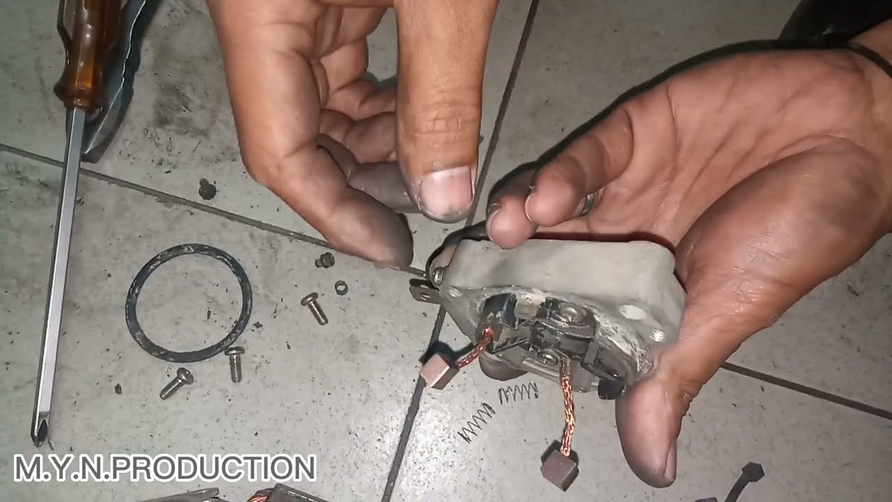 LANGKAH MUDAH GANTI ARENG DINAMO STARTER,HONDA SPACY 110