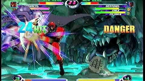 MvC2 Online (360): Brett (MSP) vs Das igloo (Cab/Sent/Col) 3 .:10.16.09:.