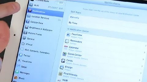 How to Get Rid of Push Notifications on the iPad : iPad Tips