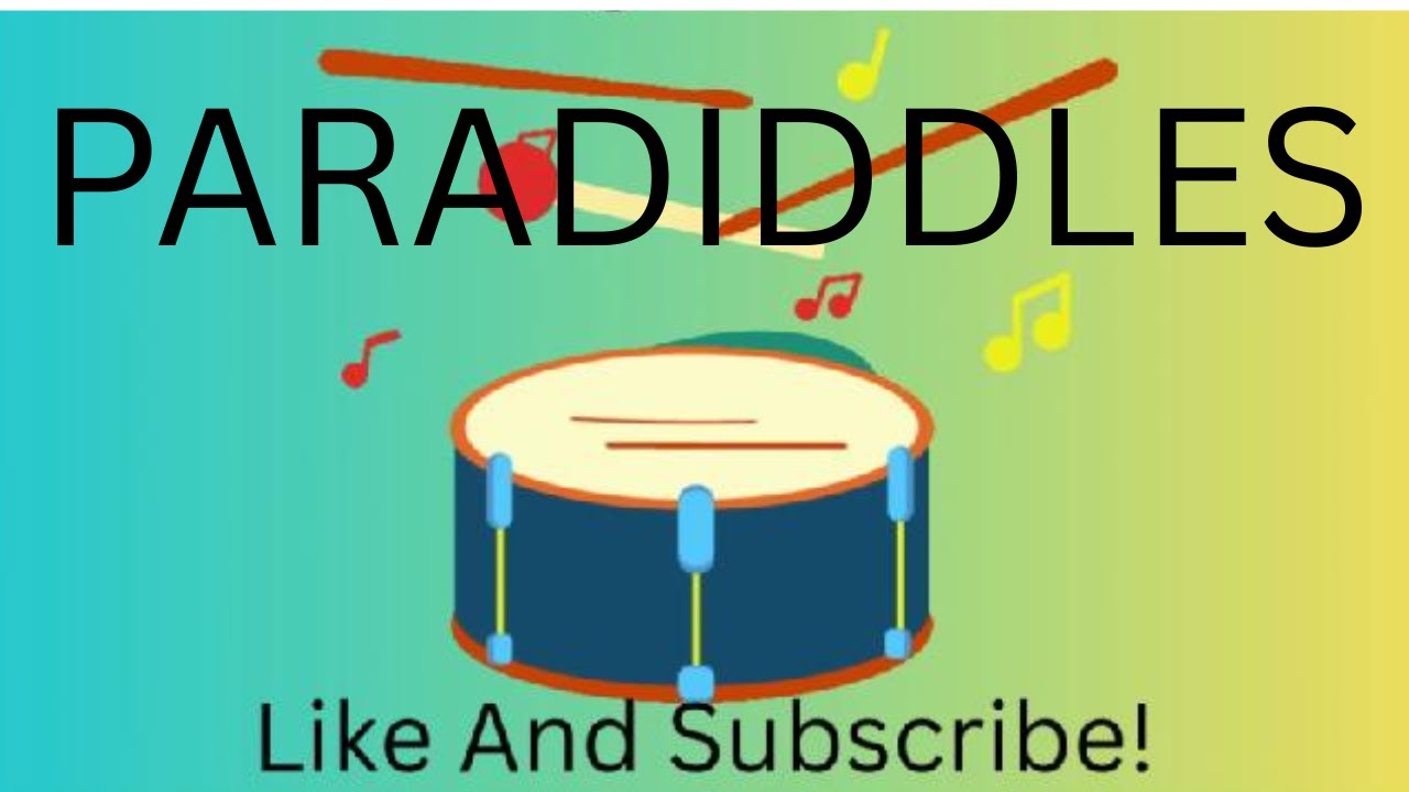 Beginner Drum Lesson Paradiddle Exercise