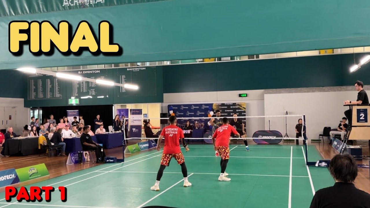 Victorian Open badminton Final Men’s double 2023