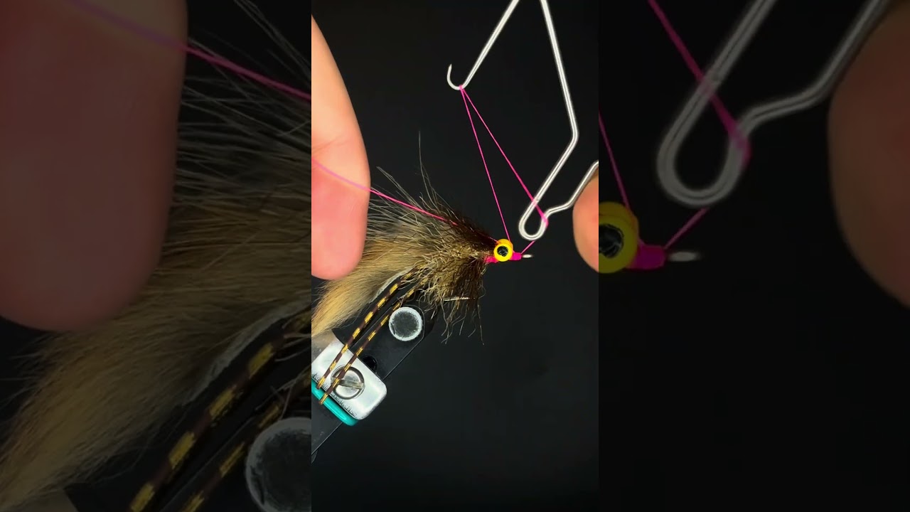 A really ugly kwan fly with some scrap material! #flytying #troutbum #flyfishing