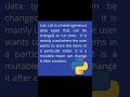 What is list in python? List in Python