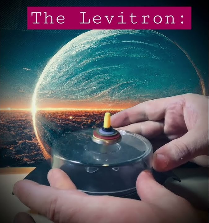 Levitating Magnetic Top Toy #shorts #levitron #magnets