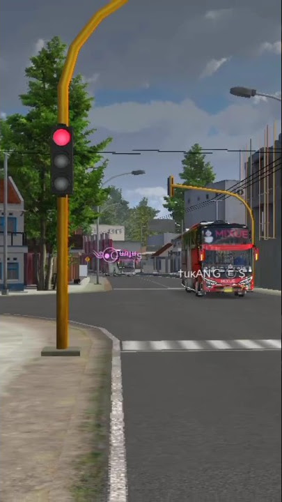 telolet basuri versi lagu naik delman #shorts #telolet #basuri #game #bus #bussimulatorindonesia