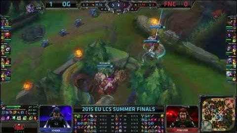 FNC vs OG Game 2 / EU LCS Summer Playoffs - Finals