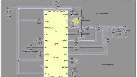 LTC3867 LTspice Simulation(MOSFET:ROHM)