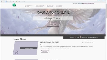 Lightness Theme - FluxCP Ragnarok