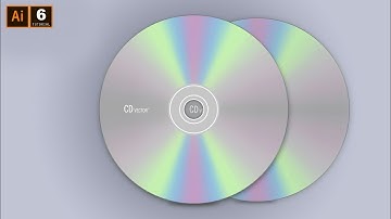 How To Create CD Vector in Adobe Illustrator CC 2018 | Radial Mach Tool | Tutorial 6