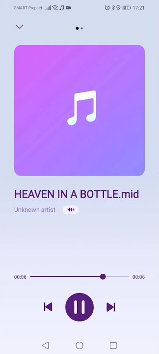 Siemens ringtone: Heaven in a bottle
