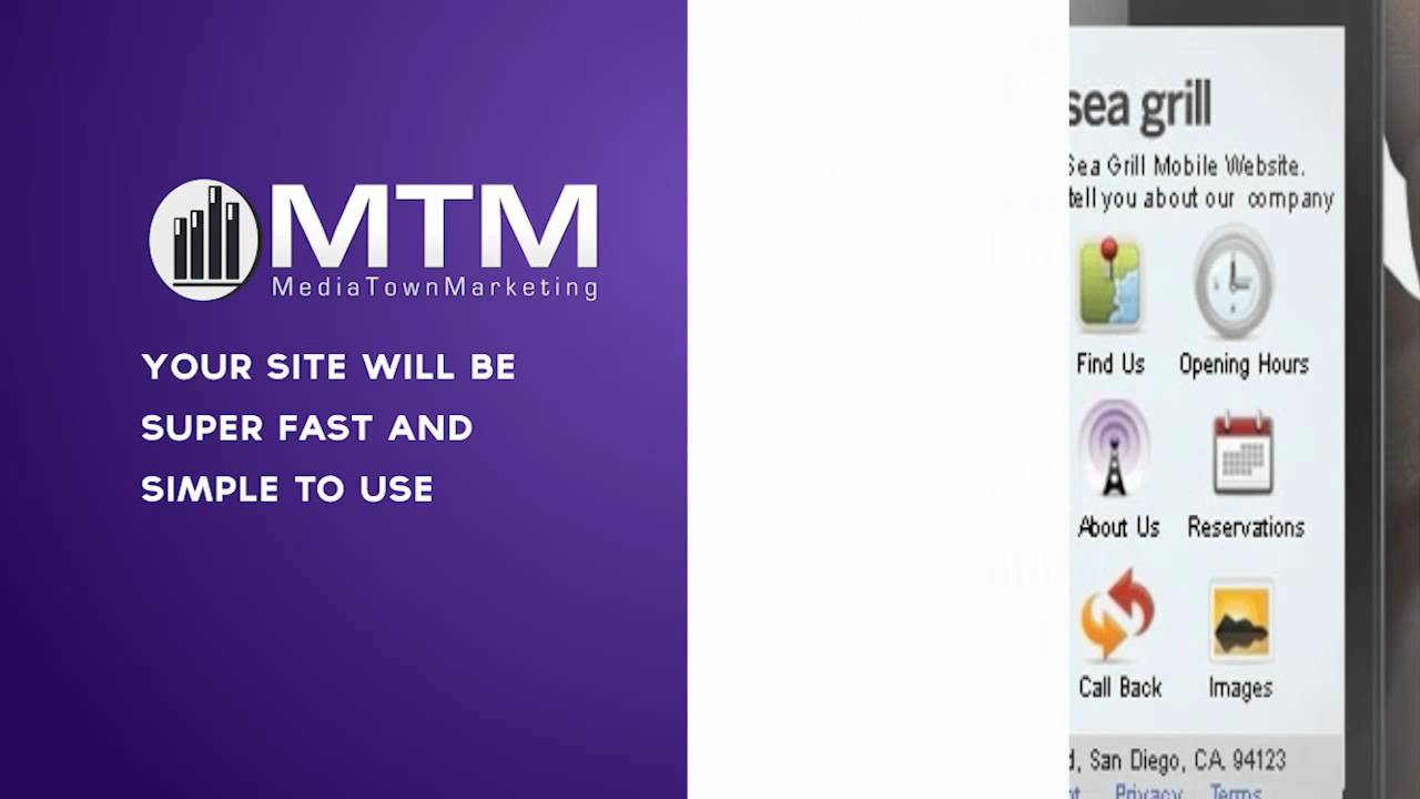MediaTown Mobile Website Design
