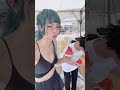 水着の禪院真希パイセン✨jujutsukaisen summer in beach