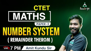 CTET MATHS || PAPER - 2 || || NUMBER SYSTEM || ( KNOWING OUR NUMBER ) #ctet2022