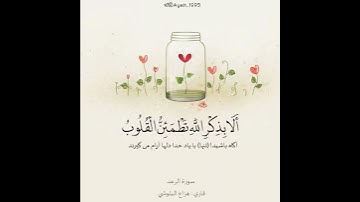 سوره مبارکه مبارکه الرعد آیه ۲۸ با ترجمه زیر نویس فارسی
