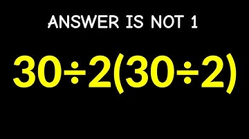 Many Will Get Wrong!Will You? #maths