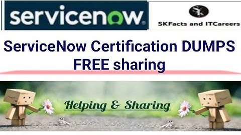 ServiceNow Certification Dump FREE sharing #servicenow #skfacts #interviewquestions