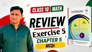 Class 10 Math Chapter 5 Review Exercise 5 Complete - Mathematics 10 class Ex 5- Math New Book 2026