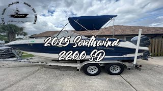 2015 SouthWind 2200 SD W/ Yamaha 150HP (70HRS) **Jacksonville, Florida**
