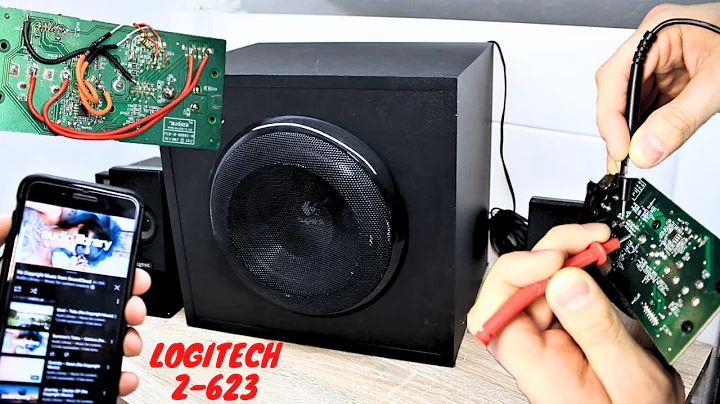 I BOUGHT A LOGITECH Z-623 SUBWOOFER FOR 50 PLN - STARTED WITHOUT A 4K CONTROL SPEAKER