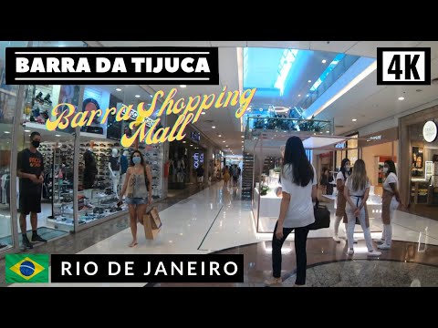 🇧🇷 | Walking in BARRA SHOPPING 🛍️ MALL in Barra da Tijuca | Rio de Janeiro, Brazil | ⁴ᴷ⁶⁰