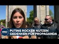 WELTKRIEGSGEDENKEN: Deutsche Chapter der Putin-Rocker "Nachtwölfe" rollen durch Berlin | WELT Thema