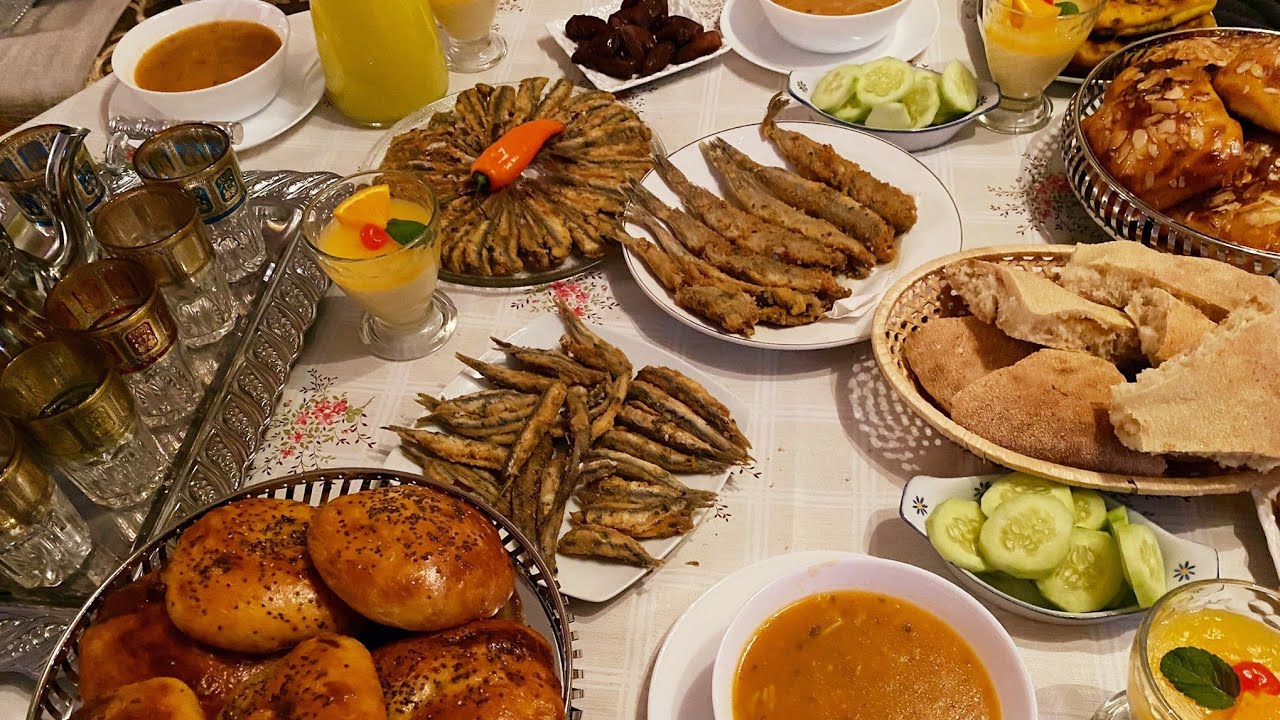 Menú día 8 de rámadan/ recetas saladas y dulces.