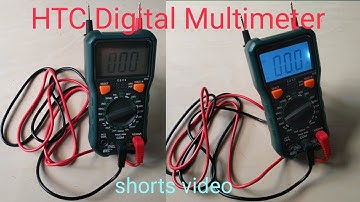 HTC 830L+ DIGITAL MULTIMETER _ shorts musical video Unboxing