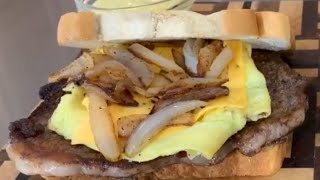 How to make a Steak Egg and Cheese Sandwich