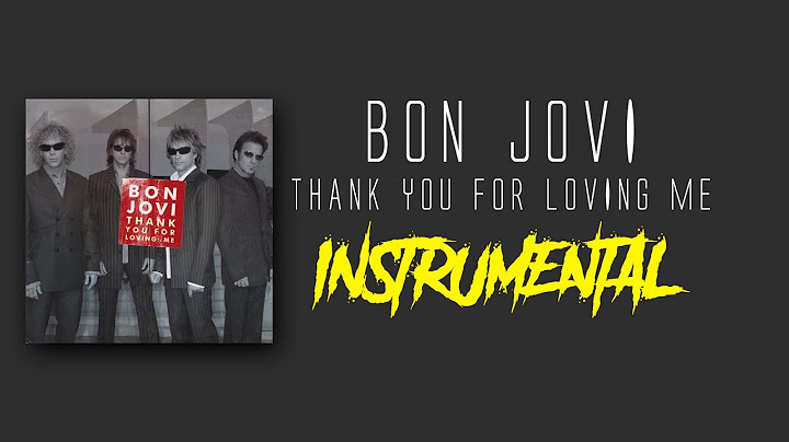 Thank You for Loving Me Instrumental version - Instrumental performance video thumbnail