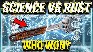 Electrolysis Rust Removal | Science Brings Rusty Metal Back To Life