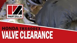 Honda ATV Valve Clearance Adjustment on TRX 400EX | Partzilla.com