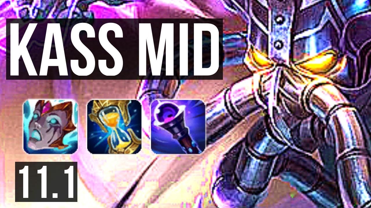 KASSADIN vs PYKE (MID) | 12/0/4, 1500+ games, Legendary, 1.3M mastery | KR Diamond | v11.1
