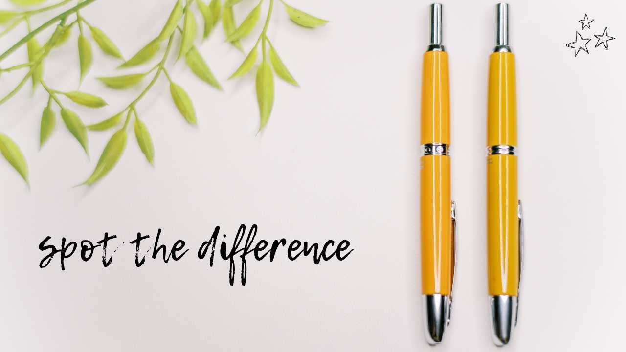 Pilot Capless Special Alloy Fountain Pen Deep Yellow