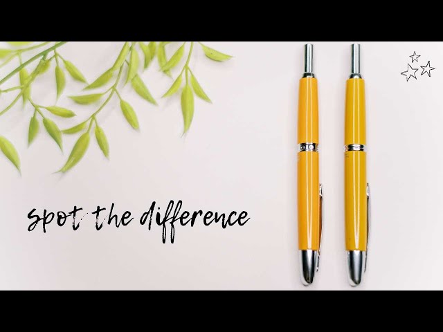 Pilot Capless Special Alloy Fountain Pen Deep Yellow